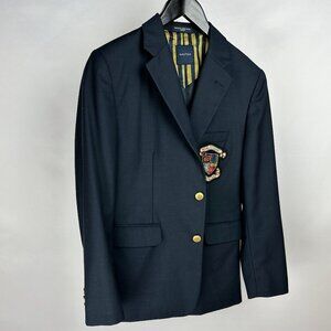 Nautica Dress Blues Gold Button School Boy Blazer